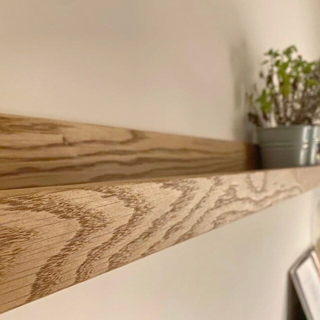plant shelf, character oak.